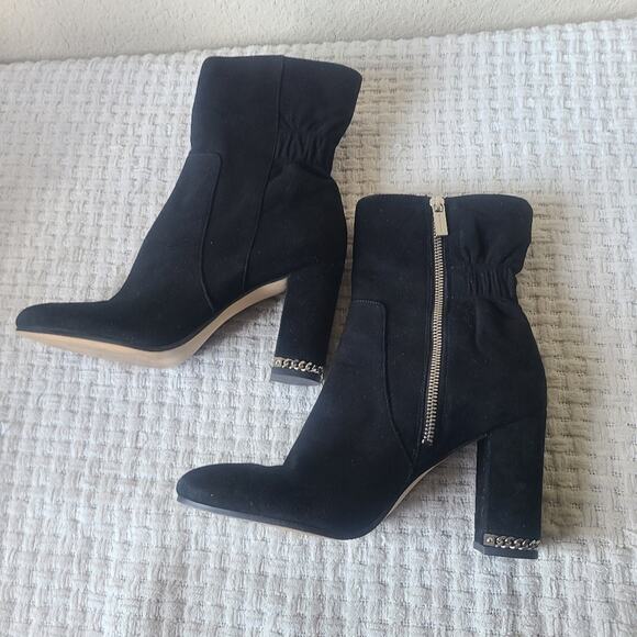 Michael Kors Dolores Bootie in Black Suede Women's Size 8.5 - Picture 5 of 16